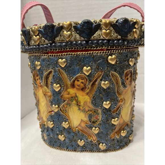 Mary Francis Embellished Mini Bag with Angel Motif - Picture 4 of 16